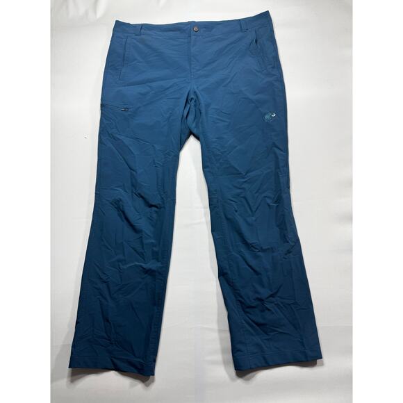 Mammut Swiss Design Men's Blue Straight Leg Outdoor Pants - Size 42x32 - Picture 1 of 8